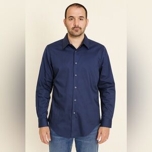 Van Heusen Deep Blue Dress Shirt